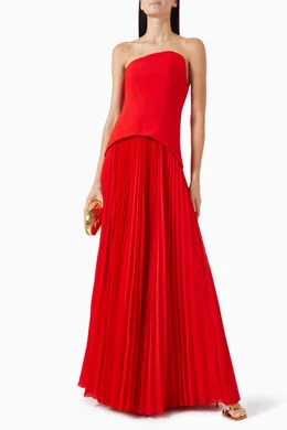 Buy Solace London Red Britt Maxi Dress For Women Online