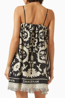 sachin and babi light blue dress Zimmermann Rhiannon Embroidered Bodice