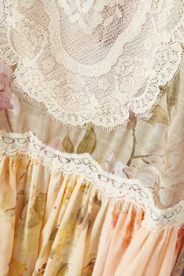 【Zimmermann】Cascadian cotton lace midi dress Cascadian cotton lace midi dress in white - Zimmermann