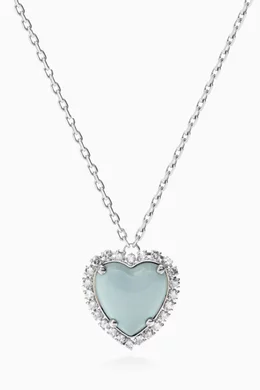 Buy Valentino Garavani Blue Coeur Hyperbole Swarovski