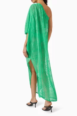 Buy Melissa Odabash Green Savannah One-shoulder Knit Dress For Women Online  | Ounass Saudi