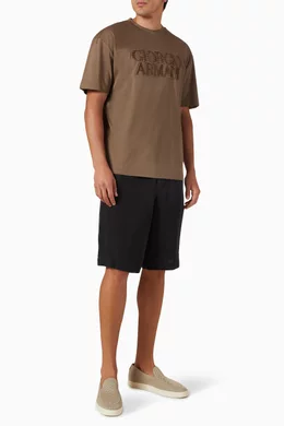Tシャツ・カットソー GIORGIO ARMANI Men Tops 415754 6LSM90SJTKZ BROWN undefined