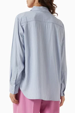 beach night out dress Cos Women's Striped T-Shirt Midi Dress | XS UK6-8 main image 0
