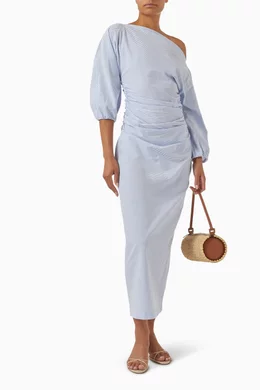 ezra blue dress COCO SUMMER DRESS | EZRA BLU