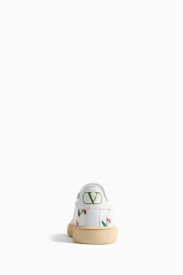 スニーカー VALENTINO GARAVANI ROYCO SNEAKERS IN CHERRYFIC NAPPA Royco Sneaker In Nappa Calfskin With Cherryfic Pattern for