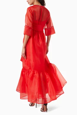 beatrice organza maxi dress Beatrice Organza Maxi Dress