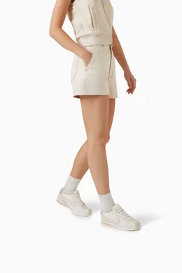 Buy Nike Neutral Cortez Sneakers in Textile & Suede For Women Online |  Ounass Saudi