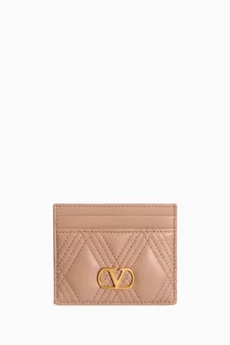 【関税＆送料込み】Valentino Garavani \"Quiltie 67\" Wallet Valentino Garavani Leather Quiltie 67 Purse | Harrods UK
