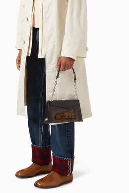 クラッチバッグ Maison Margiela Camel leather clutch Buy Maison Margiela Black Small Snatched Clutch Bag in Croc