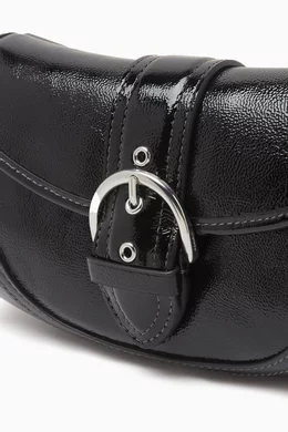 Down Coat Storage Bag Coach Crinkle Patent Leather Soho Bag