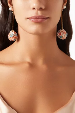 JIMMY CHOO 国内買付 Daisy Pearl Drops ゴールド パール ピアス レディース ピアス & イヤリング | ドロップ、スタッド、フープ