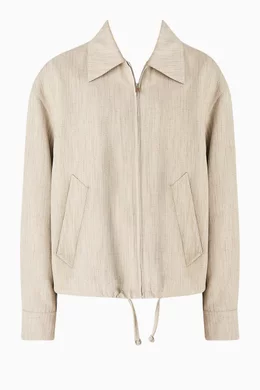 ブルゾン bottega veneta 25ss grey kimono jacket Buy Bottega Veneta Grey Kimono Blouson Jacket in Viscose & Silk