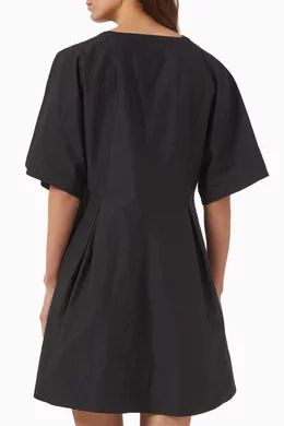 cos pleated a-line mini dress Buy Black For Women Online Regular fitButton closureBack box Silk Satin Jelly Bra for Backless Color:Olive_Green