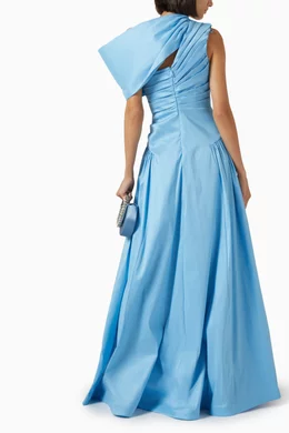 Buy Rachel Gilbert Blue Banksia Gown in Taffeta For Women Online | Ounass  Saudi