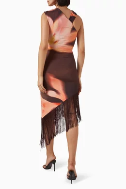 the wolf gang brown dress The Wolf Gang Irida Vest Dress Chocolate – Shop at the Mix main image 1