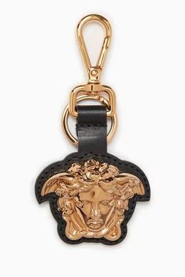 希少✨VERSACE Medusa Leather l Keychain La Medusa Leather Keychain | VERSACE US