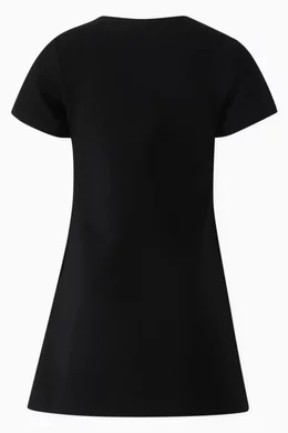 Buy Versace Black 90s Vintage Logo-print Dress in Cotton Jersey For Girls  Online | Ounass Saudi