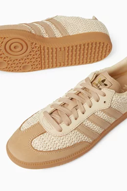 adidas gazelle silver green womens adidas Originals Samba OG Liberty London Clear Pink/White Toddler Girls' Shoes, Size: 8 main image 0