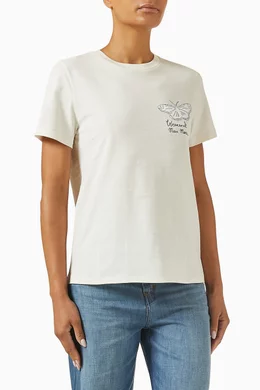 Buy Weekend Max Mara Neutral Guglia Printed T-shirt in