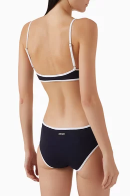 Buy Miu Miu Blue One-piece Swimsuit in Technical-knit For