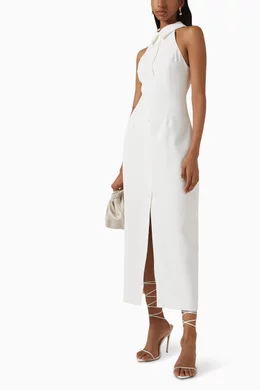 Buy ODD MUSE White The Ultimate Muse Collar Maxi Dress For Women Online |  Ounass Saudi