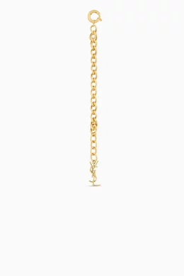 Buy SAINT LAURENT Gold Rope Chain Bracelet in Gold-tone