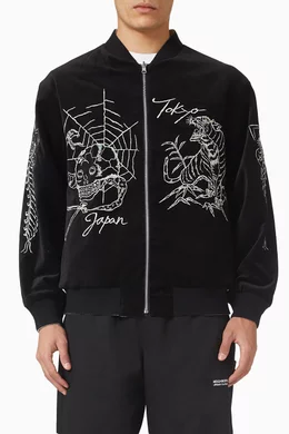 Buy Neighborhood Black Souvenir Jacket For Men Online | Ounass Saudi