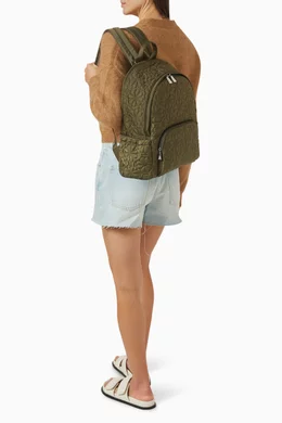 Kate Spade Large Tilly Quilted Backpack Oolong Green NWT Amazon.com: kate spade new york Womens Tilly Quilted Fabric  main image 4