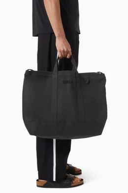 Buy Tekla Black Beach Bag in Cotton For Men Online Ounass Saudi