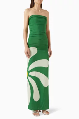 cala de la cruz green dress Salem Dress