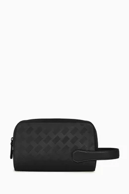 Buy Montblanc Black Extreme Toiletry Bag in Leather For UNISEX