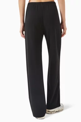 Buy Vuori Black Sedona Straight-leg Sweatpants in Cotton-blend For