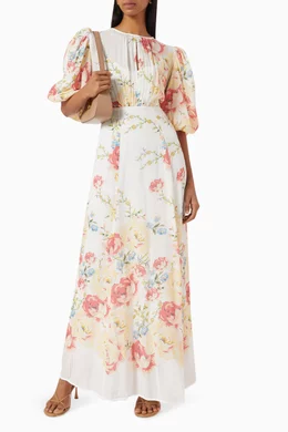 Buy byTiMo Multicolour Maxi Dress in Chiffon For Women Online | Ounass Saudi