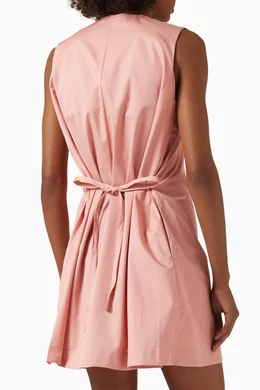 cos buttoned pima cotton mini dress Buttoned Pima Cotton Mini Dress