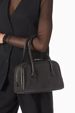 ★MARGE SHERWOOD★ SOFT TOTEblack plain 5000612312 Marge Sherwood Soft double-handle zip-top Bag | Black | FARFETCH