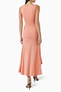 knee length dresses for ladies Ayden Midi Dress - White main image 0