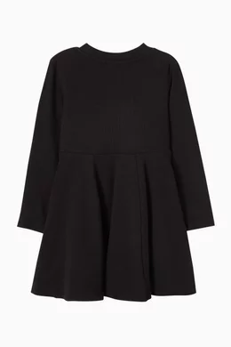 calvin klein skater dress Calvin Klein Gray and Black Knit Skater Sweater Dress