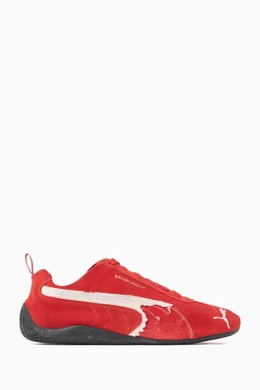 Buy Balenciaga Red x PUMA Speedcat Sneakers in Suede For UNISEX