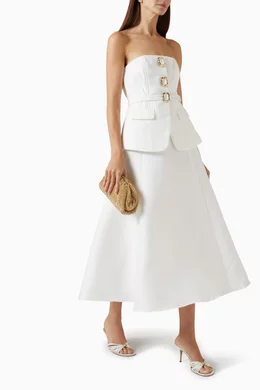 sachin and babi light blue dress 5 Classy Paris-Inspired Summer Outfits