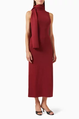 betsy & adam metallic-knit draped sheath dress Betsy & Adam Women's Metallic V-Neck Long-Sleeve Gown - Mocha Gold