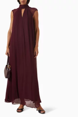 sachin and babi light blue dress Buy Staud Red Camilla Scarf Dress in Chiffon For Women Online