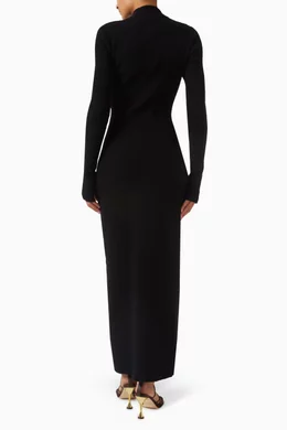 Buy SIR The Label Black Chiara Beaded Long Sleeve Dress For Women Online |  Ounass Saudi