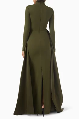 Buy Solace London Green Olivia Maxi Dress For Women Online | Ounass Saudi