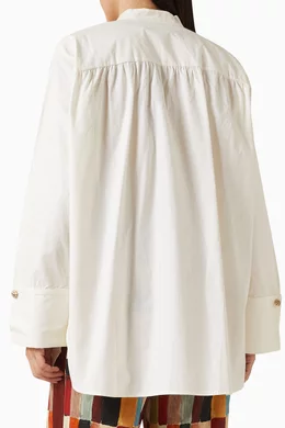 sachin and babi light blue dress Mina Embroidered Mini Dress White main image 0
