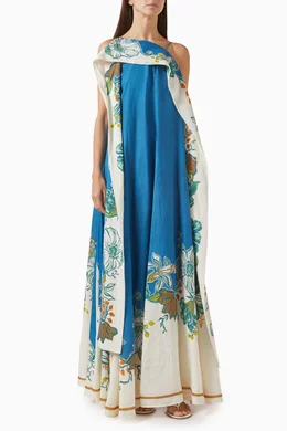 princess polly baby blue dress Alemais MAIZY EMBROIDERED MINI DRESS - Shirt dress - blue