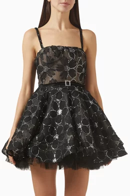 Buy Bronx and Banco Black Mademoiselle Embellished Mini Dress For Women  Online | Ounass Saudi