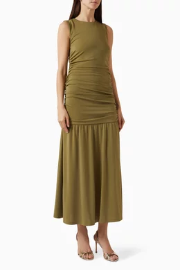 Buy Mossman Green Sole Purpose Maxi Dress in Jersey For Women Online |  Ounass Saudi
