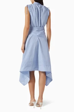 alberta ferretti blue lace dress Chiffon and Lace Dress - Alberta Ferretti | Espace Cannelle