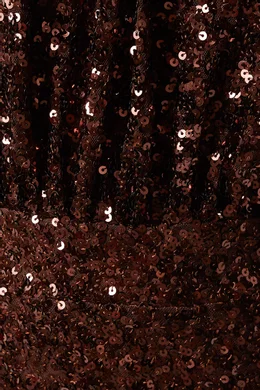 Buy Rotate Birger Christensen Brown Sequin-embellished Midi Dress For Women  Online | Ounass Saudi