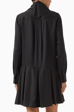 Buy COS Black Scarf Drop-waist Mini Dress in Lyocell For Women Online |  Ounass Saudi